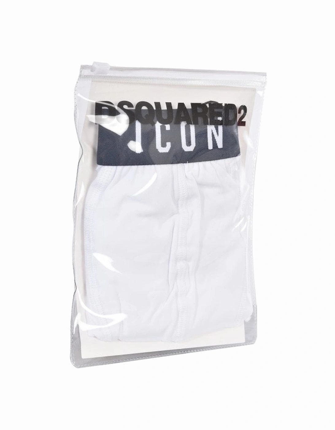 ICON Logo Boxer Trunk, White/navy