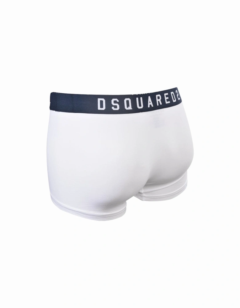 ICON Logo Boxer Trunk, White/navy