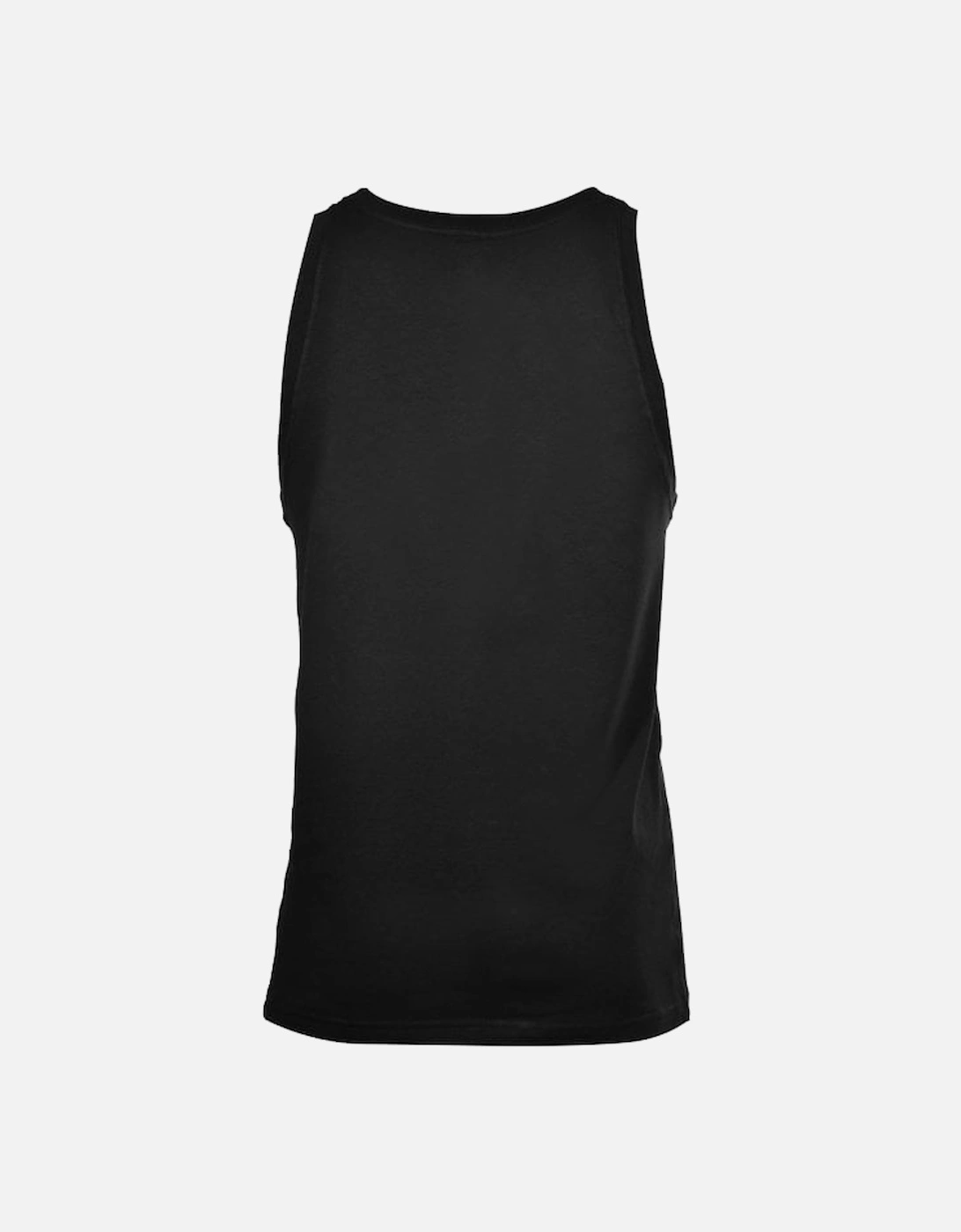 Dolce& Gabbana Tank Top Vest with Crest, Black