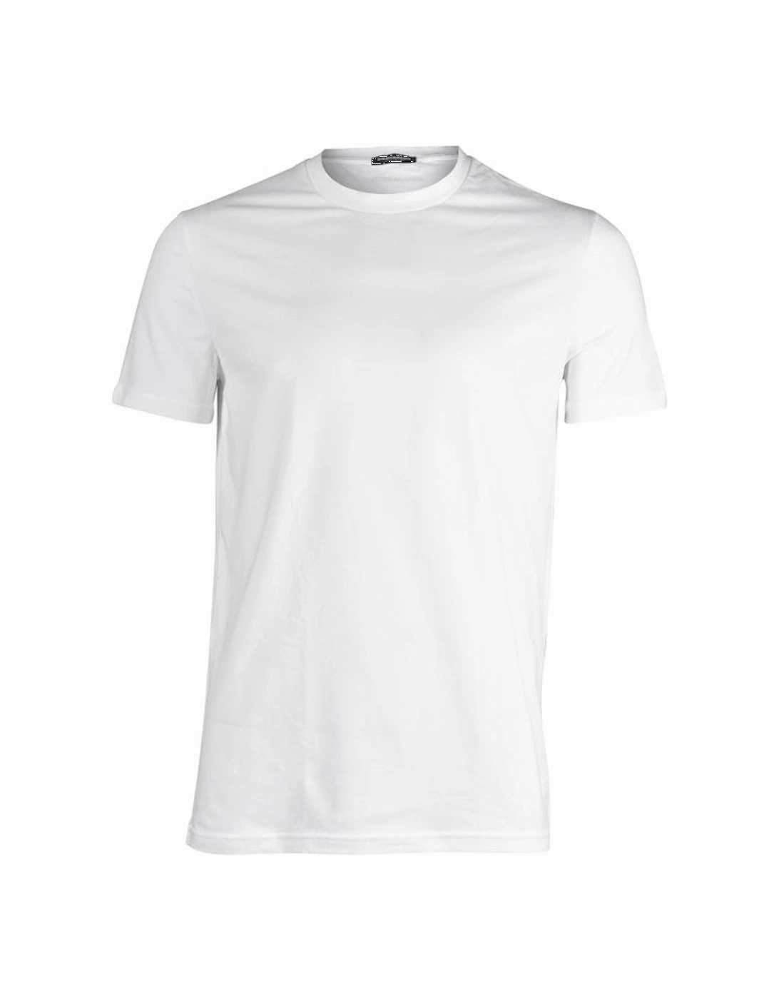 Cotton Stretch Crew-Neck T-Shirt, White, 6 of 5