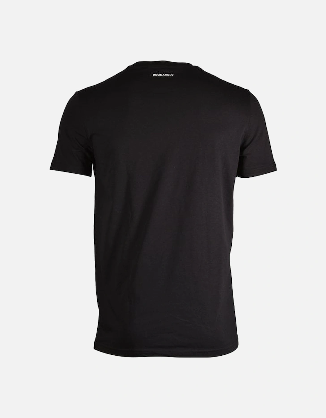 Cotton Stretch Crew-Neck T-Shirt, Black