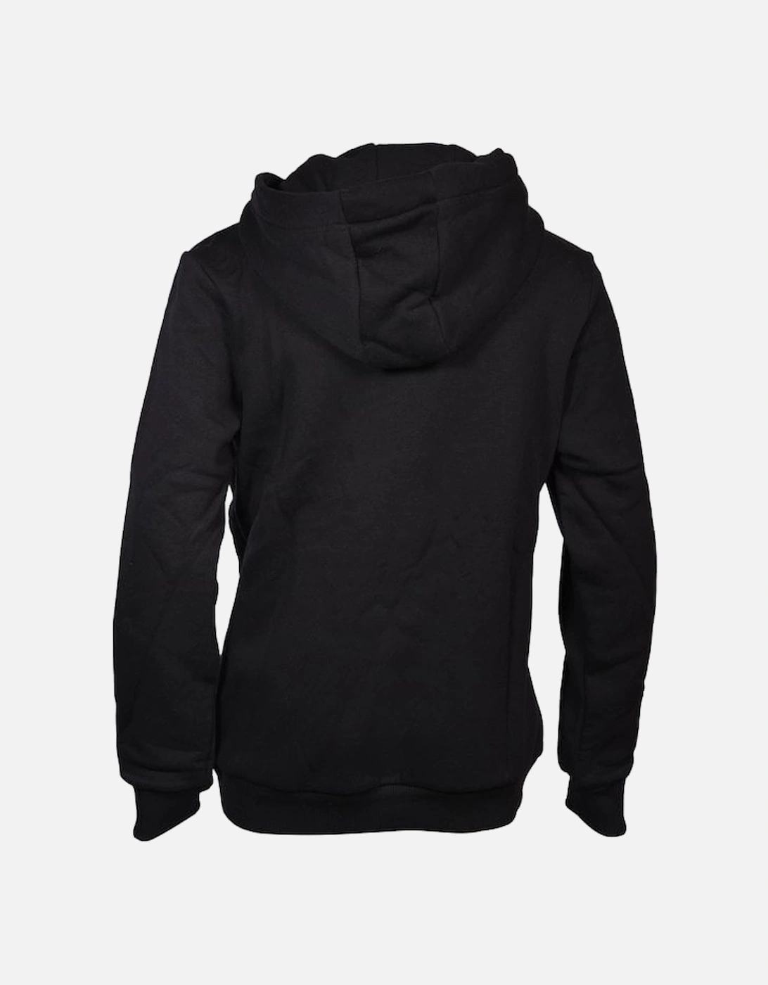 Boys Spray Logo Hoodie, Black