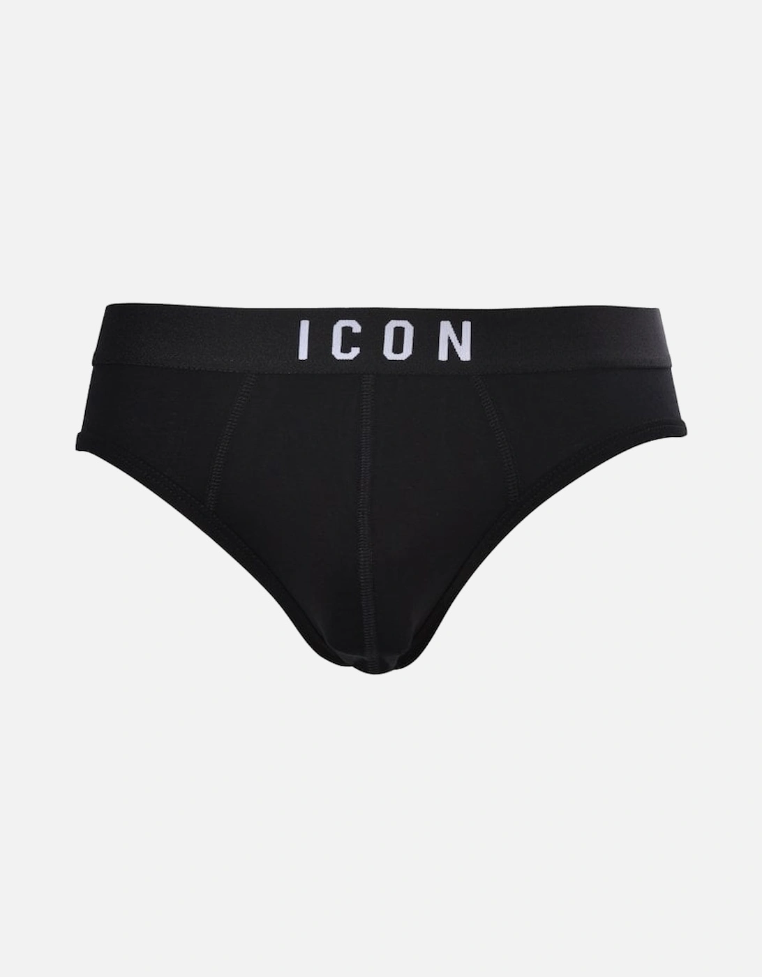 ICON Logo Brief, Black, 5 of 4