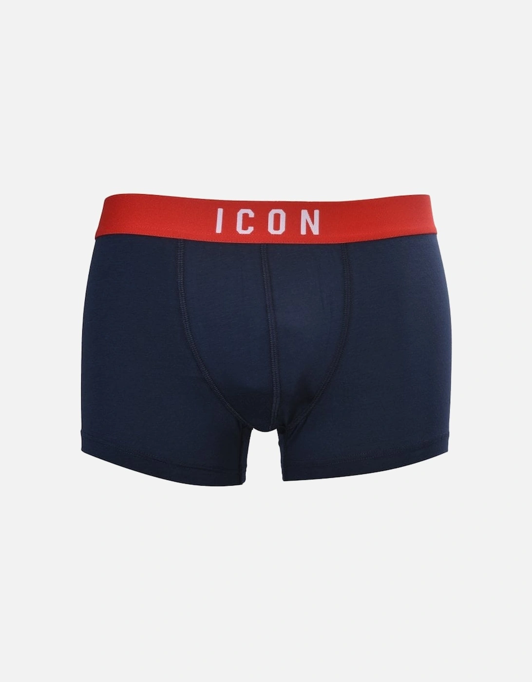 ICON Logo Boxer Trunk, Navy/red, 5 of 4