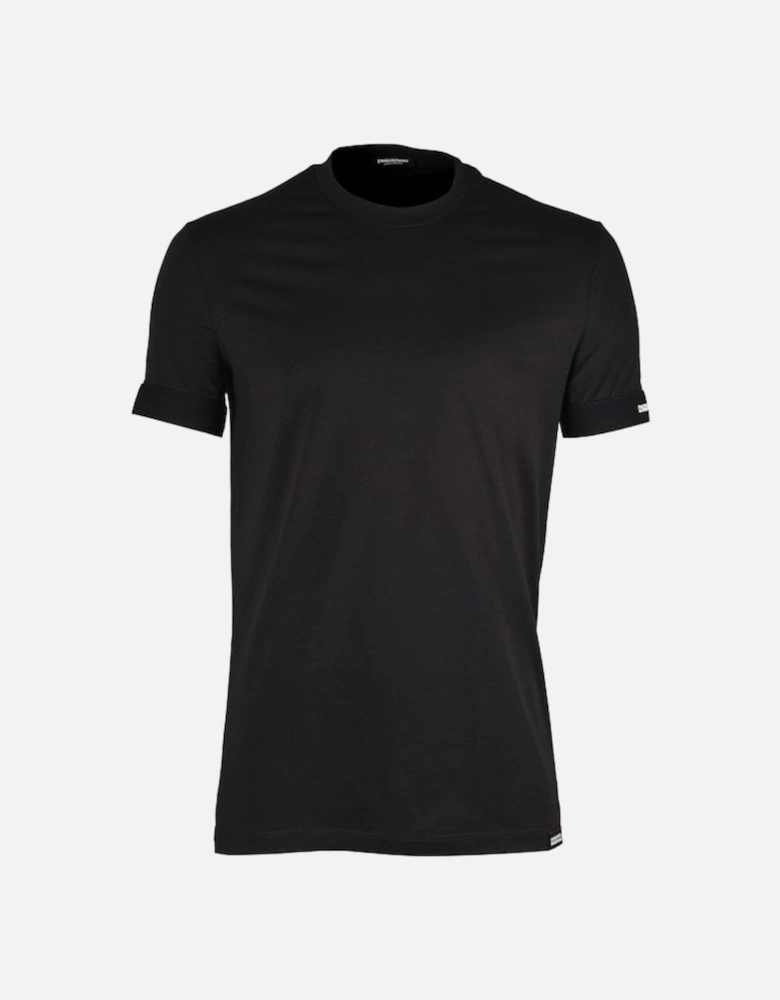 Logo Sleeve T-Shirt, Black