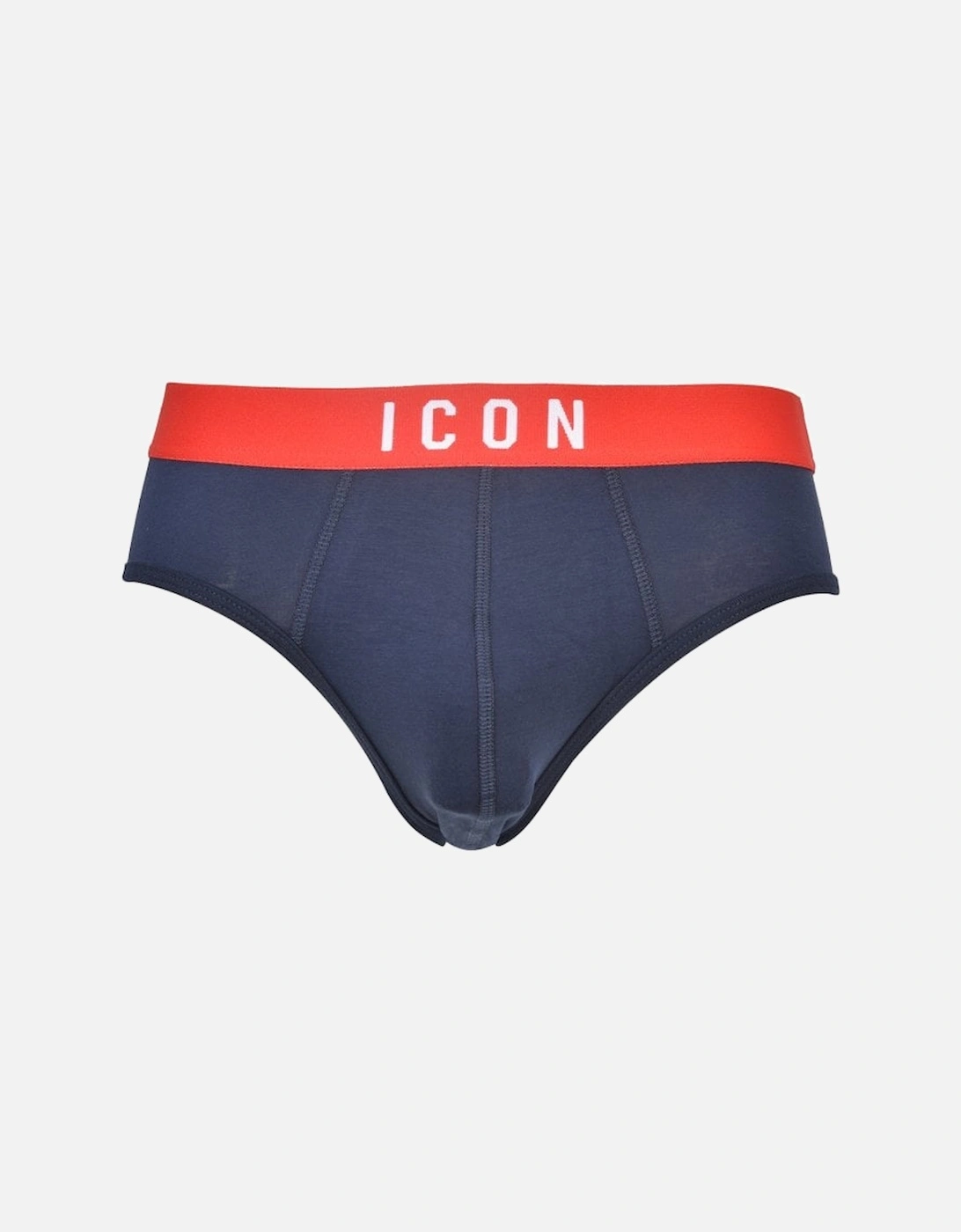 ICON Logo Brief, Navy/red, 5 of 4