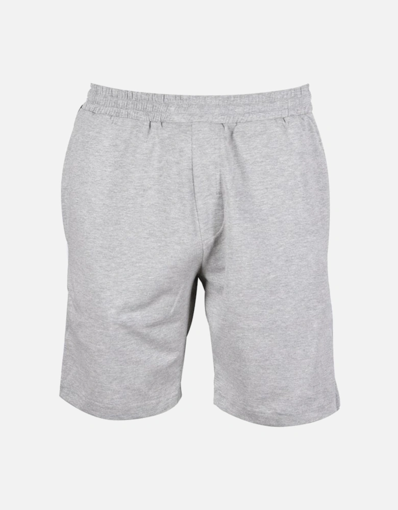 Logo T-Shirt & Tape Logo Shorts Pyjama Set, Grey Marl
