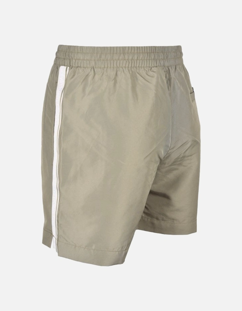 Logo Tape Swim Shorts, Delta Green