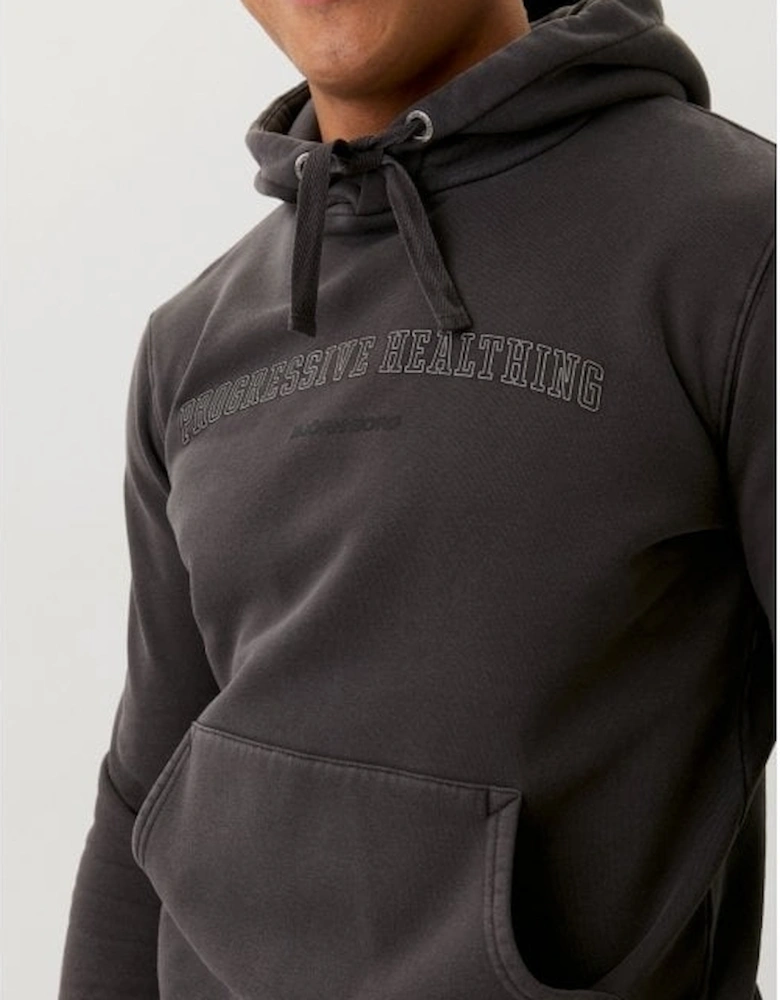 "Progressive Healthing" Logo Hoodie, Pavement Grey