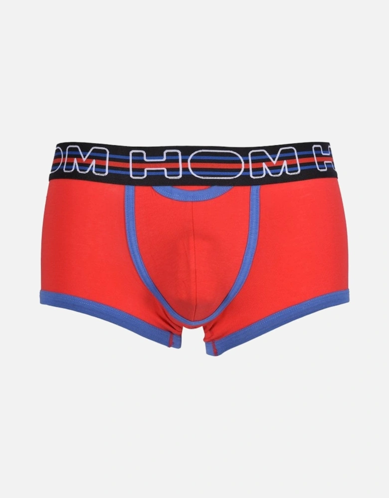 Cotton Up Sports Contrast Boxer Trunk, Red