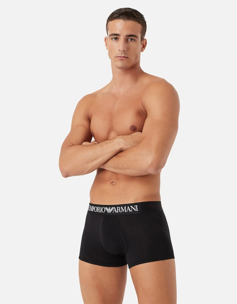 Iconic Logoband Boxer Trunk, Black