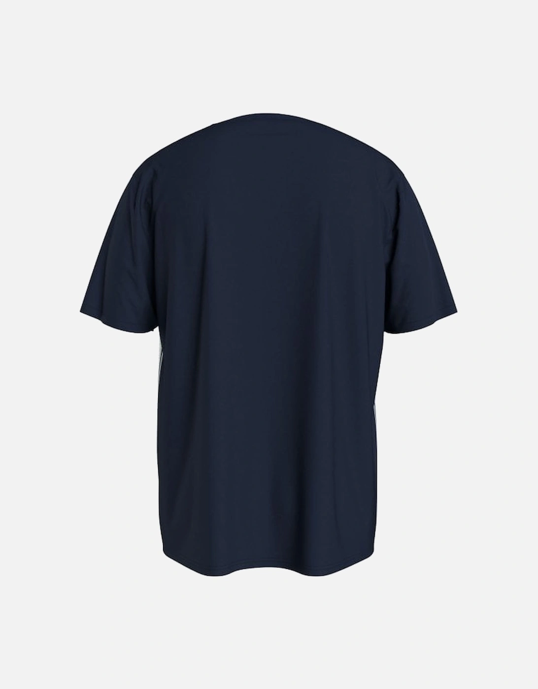 Logo Tape Towelling T-Shirt, Navy