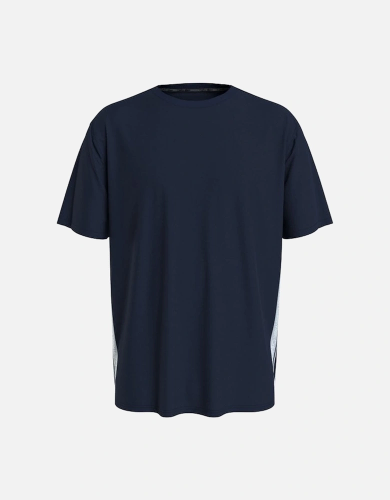 Logo Tape Towelling T-Shirt, Navy