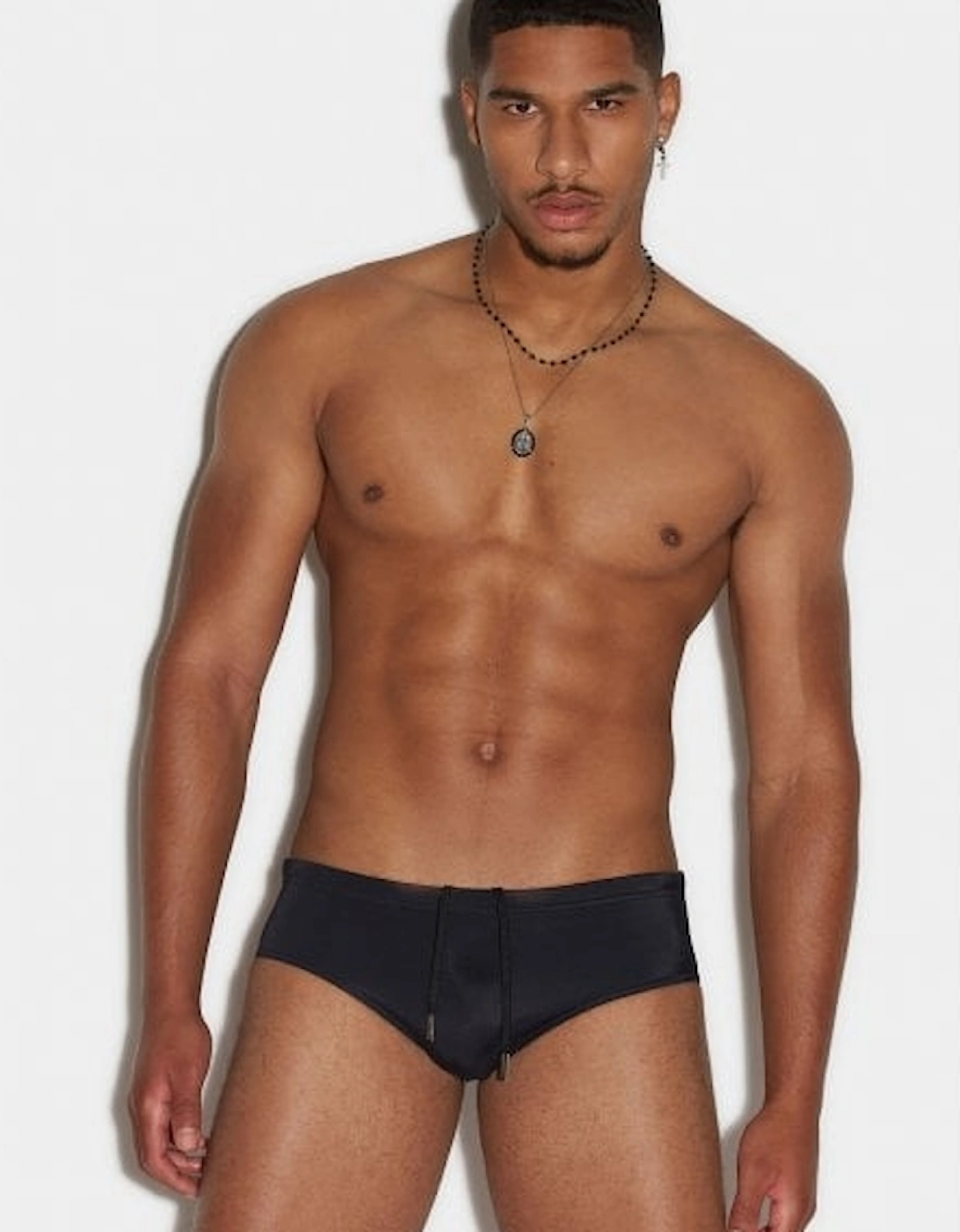 ICON Swim Brief, Black/white