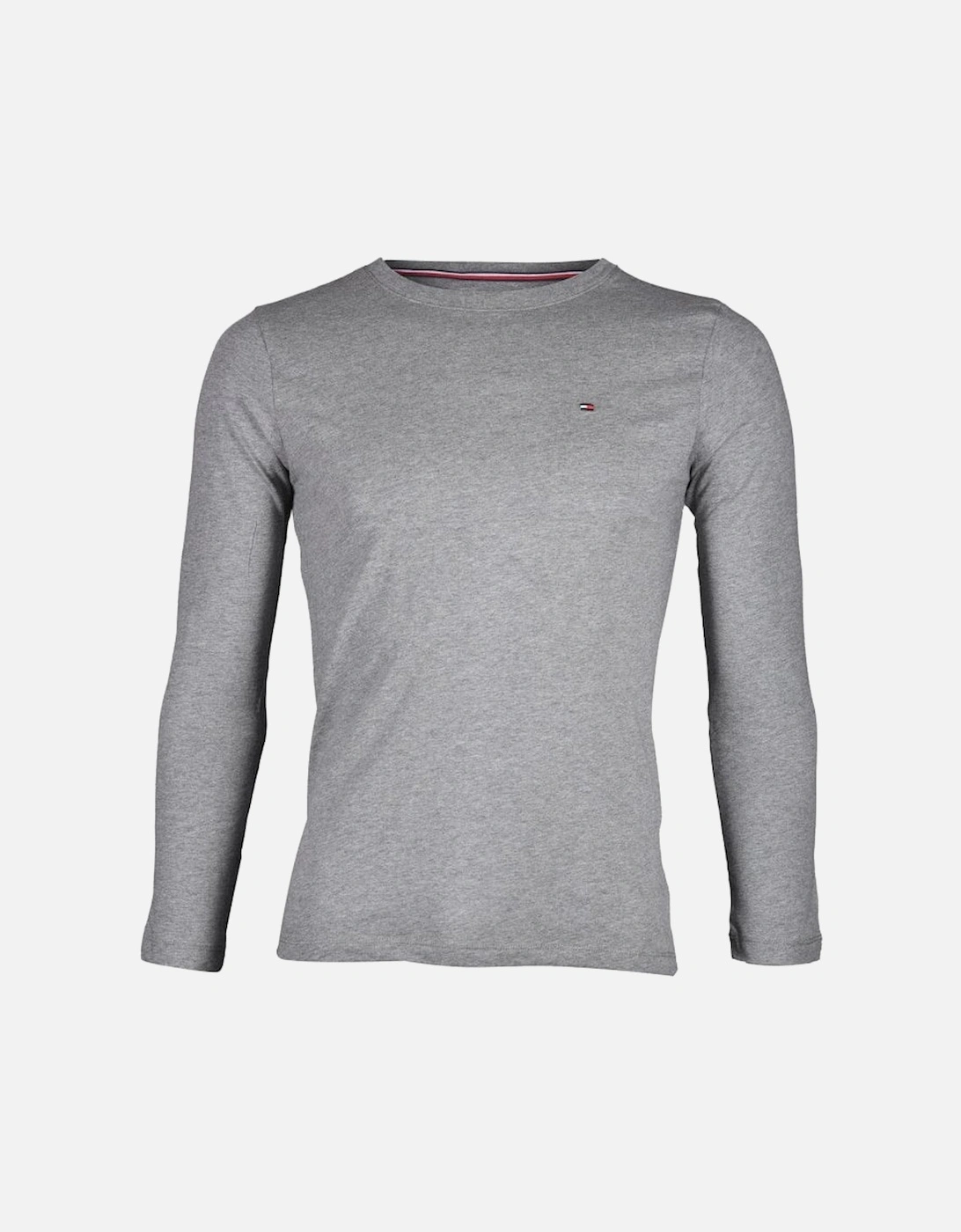 2-Pack Organic Cotton Long-Sleeve Boys T-Shirts, Grey/Black