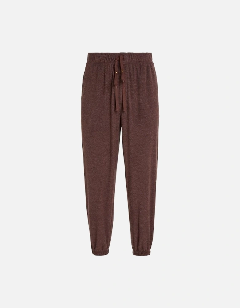 Cozy Lounge Jogging Bottoms, Deep Mahogany