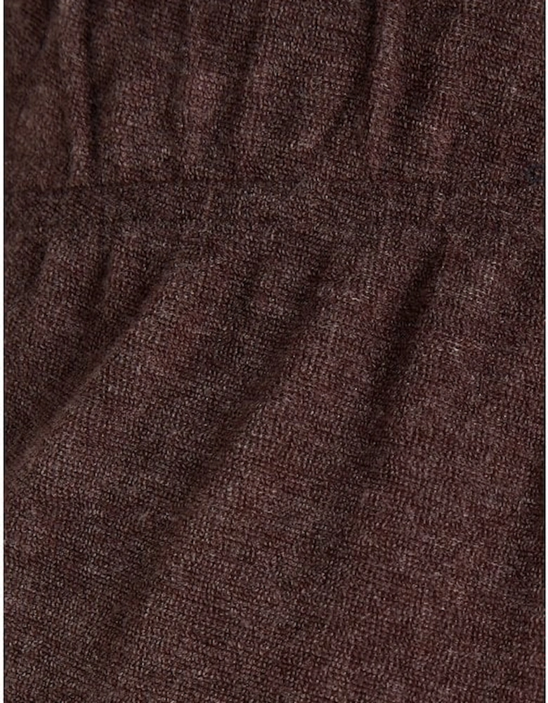 Cozy Lounge Jogging Bottoms, Deep Mahogany