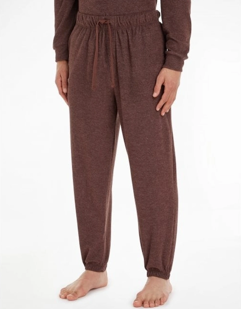 Cozy Lounge Jogging Bottoms, Deep Mahogany