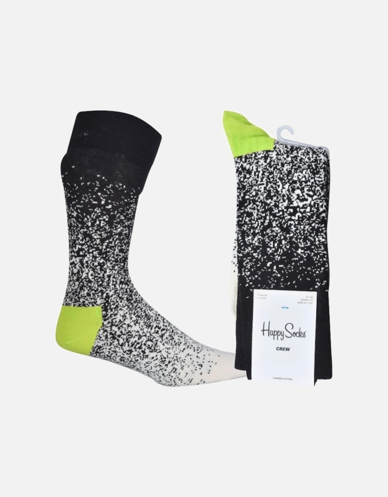 Stardust Socks, Black/white