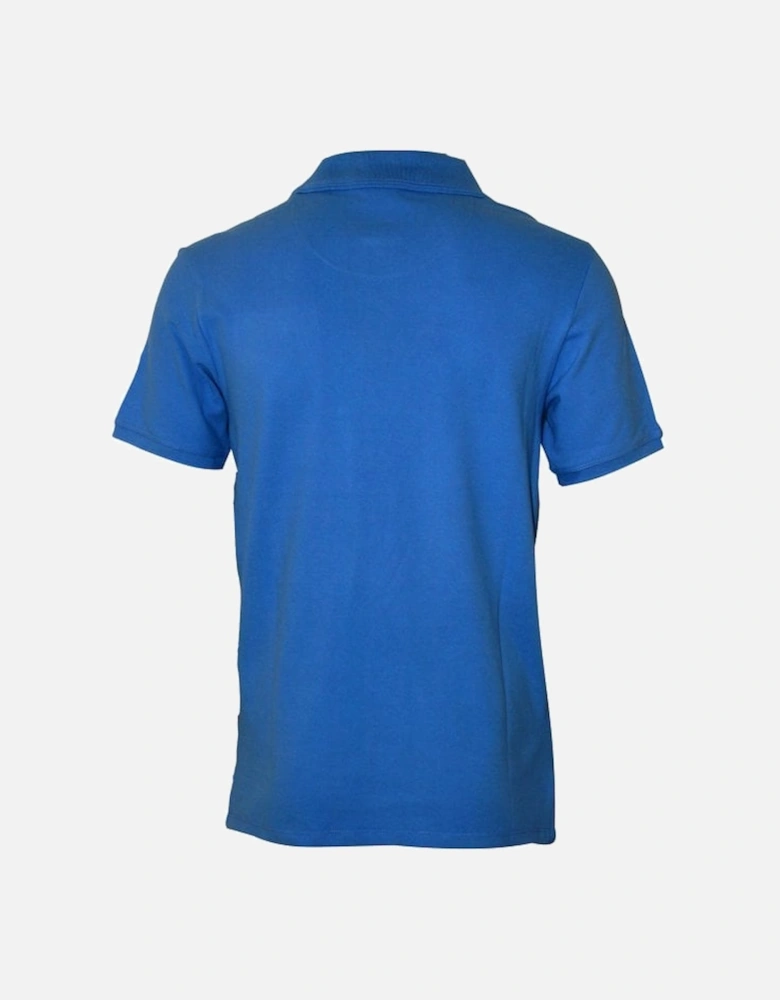 Pique Polo Shirt, Blue Heaven