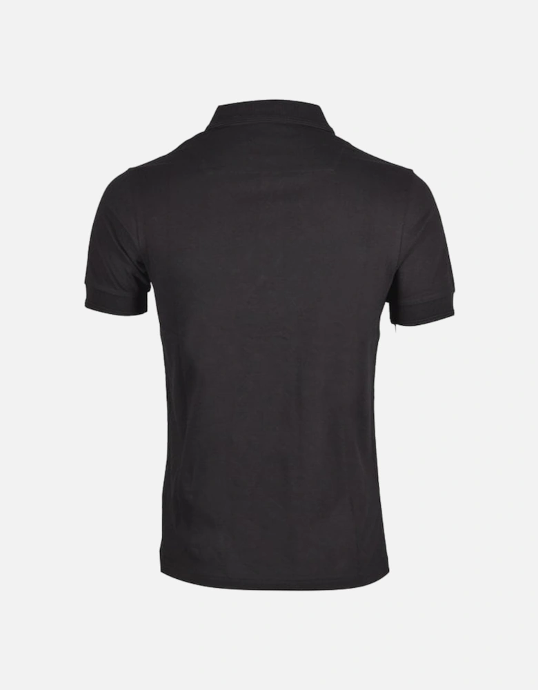 Pique Polo Shirt, Black