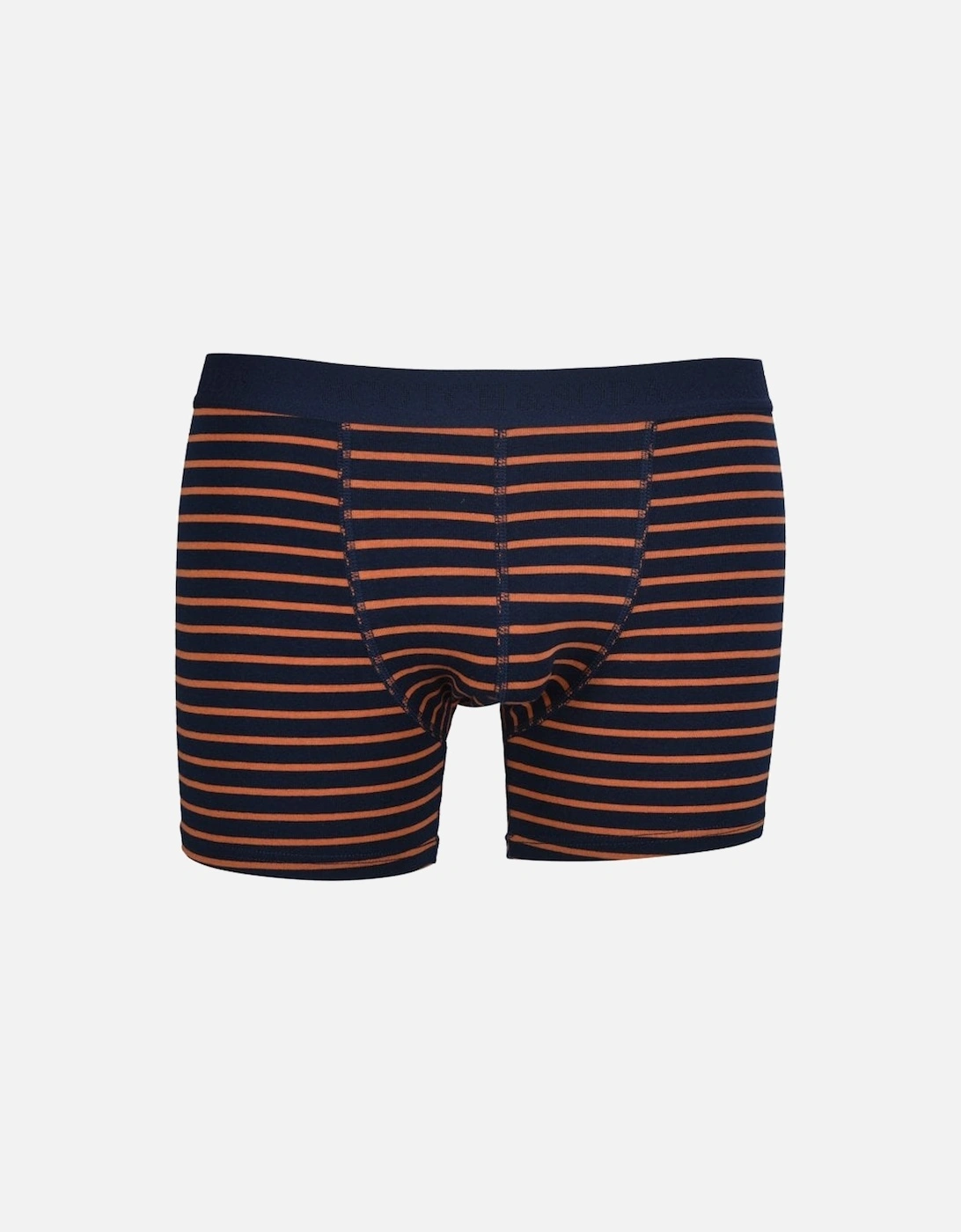 3-Pack Stripe, Solid & Geometric Boxer Briefs, Navy/rust