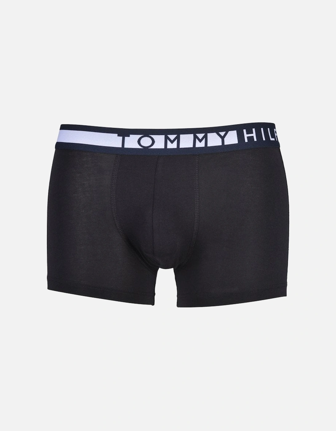 3-Pack Tommy Logo Boxer Trunks, Black/White/Grey