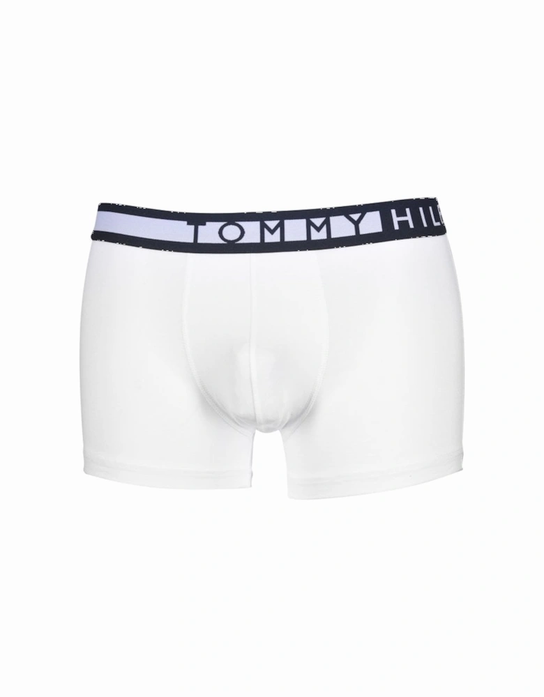 3-Pack Tommy Logo Boxer Trunks, Black/White/Grey