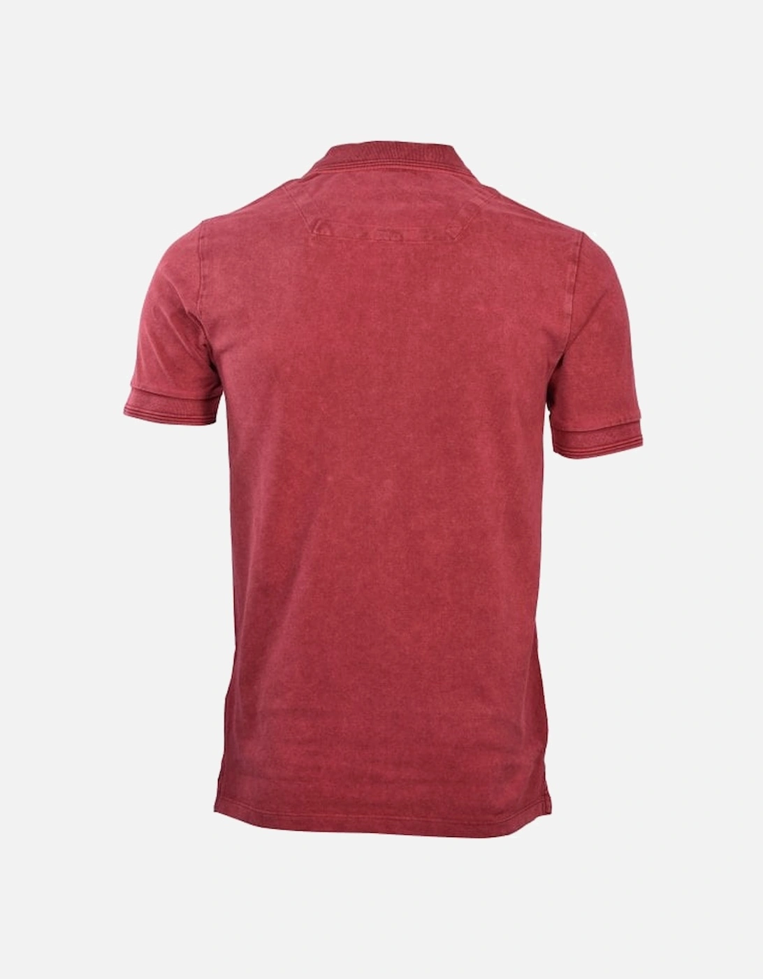 Pique Polo Shirt, Burnt Red