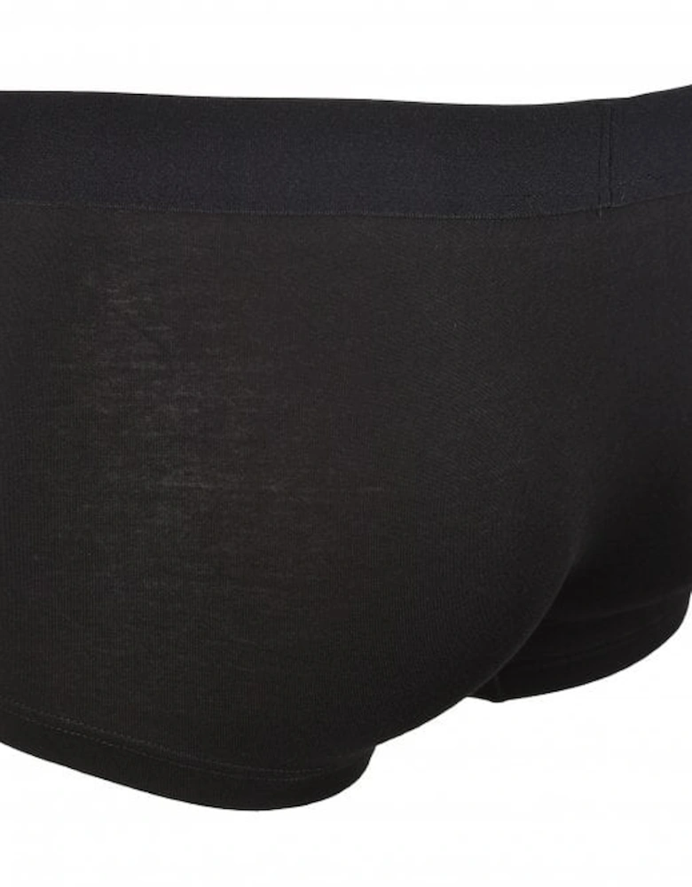 Logo Waistband Boxer Trunk, Black