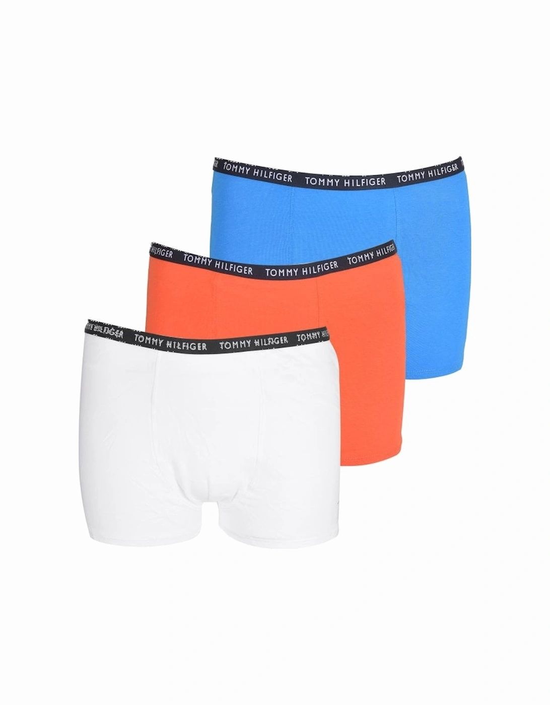 3-Pack Essentials Logo Boys Boxer Trunks, Blue/White/Orange, 12 of 11