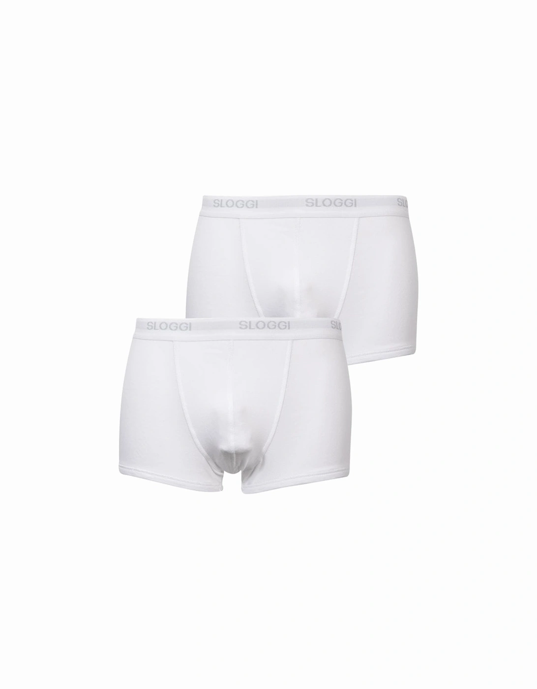 2-Pack 24/7 Hipster Boxer Trunks, White, 6 of 5