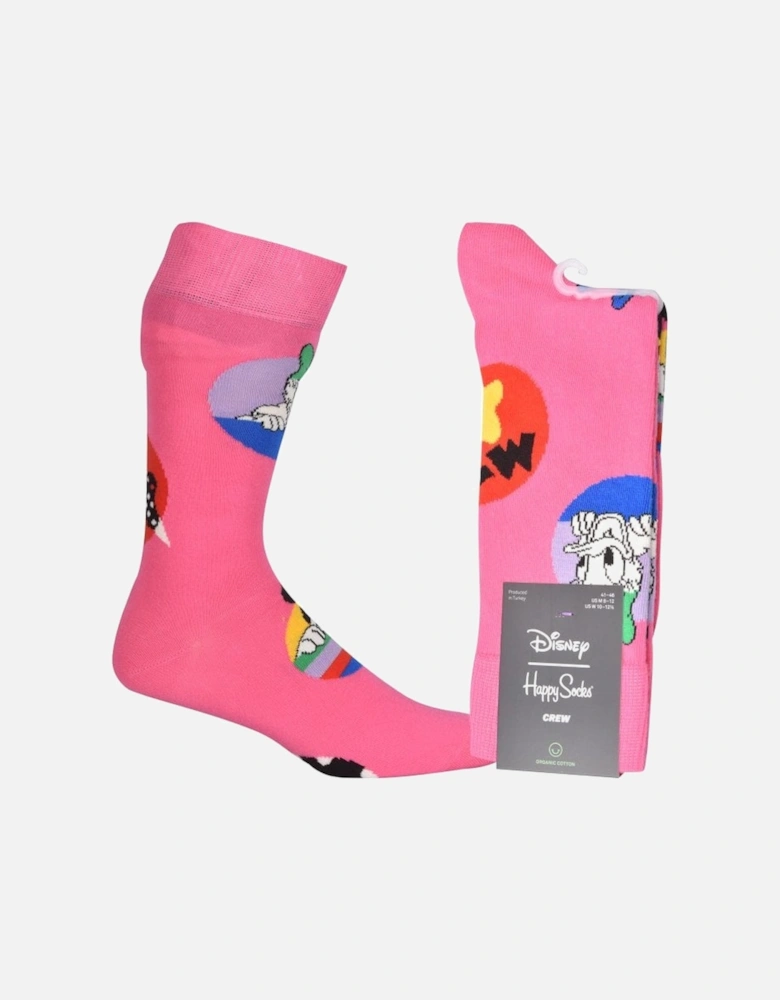Daisy & Minnie Dot Disney Socks, Pink