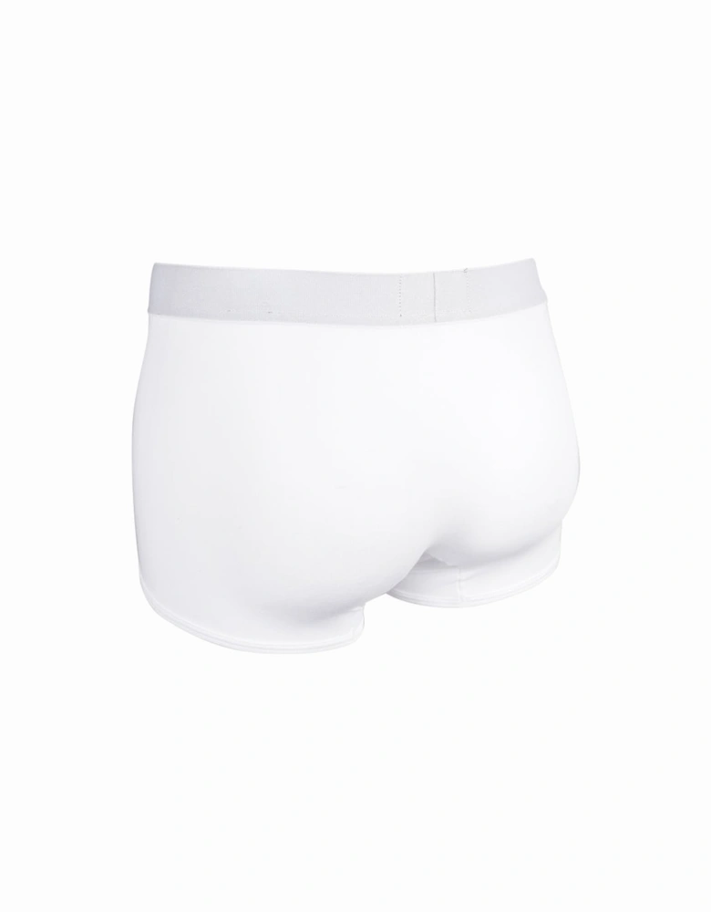 Stretch Cotton Boxer Trunk, White