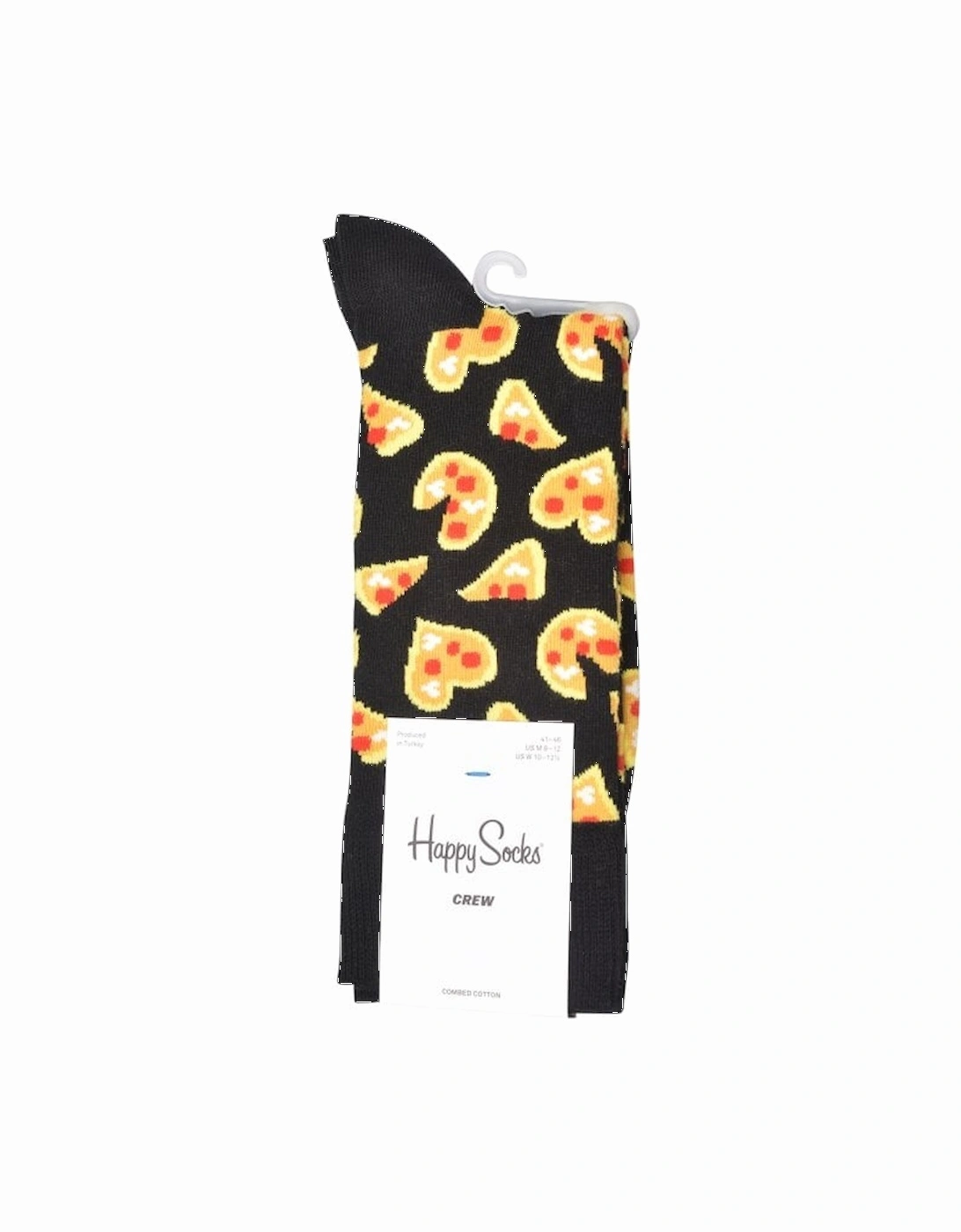 Pizza Love Socks, Black