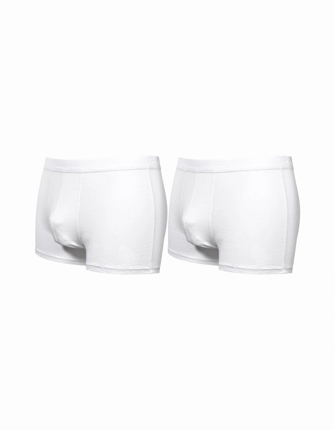 2-Pack 24/7 Short Boxer Trunks, White