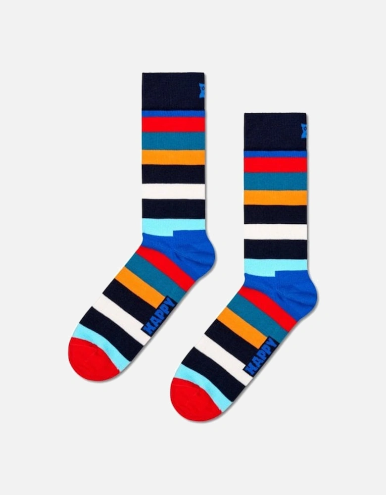 4-Pack Multicolour Socks Gift Box, Navy/multi