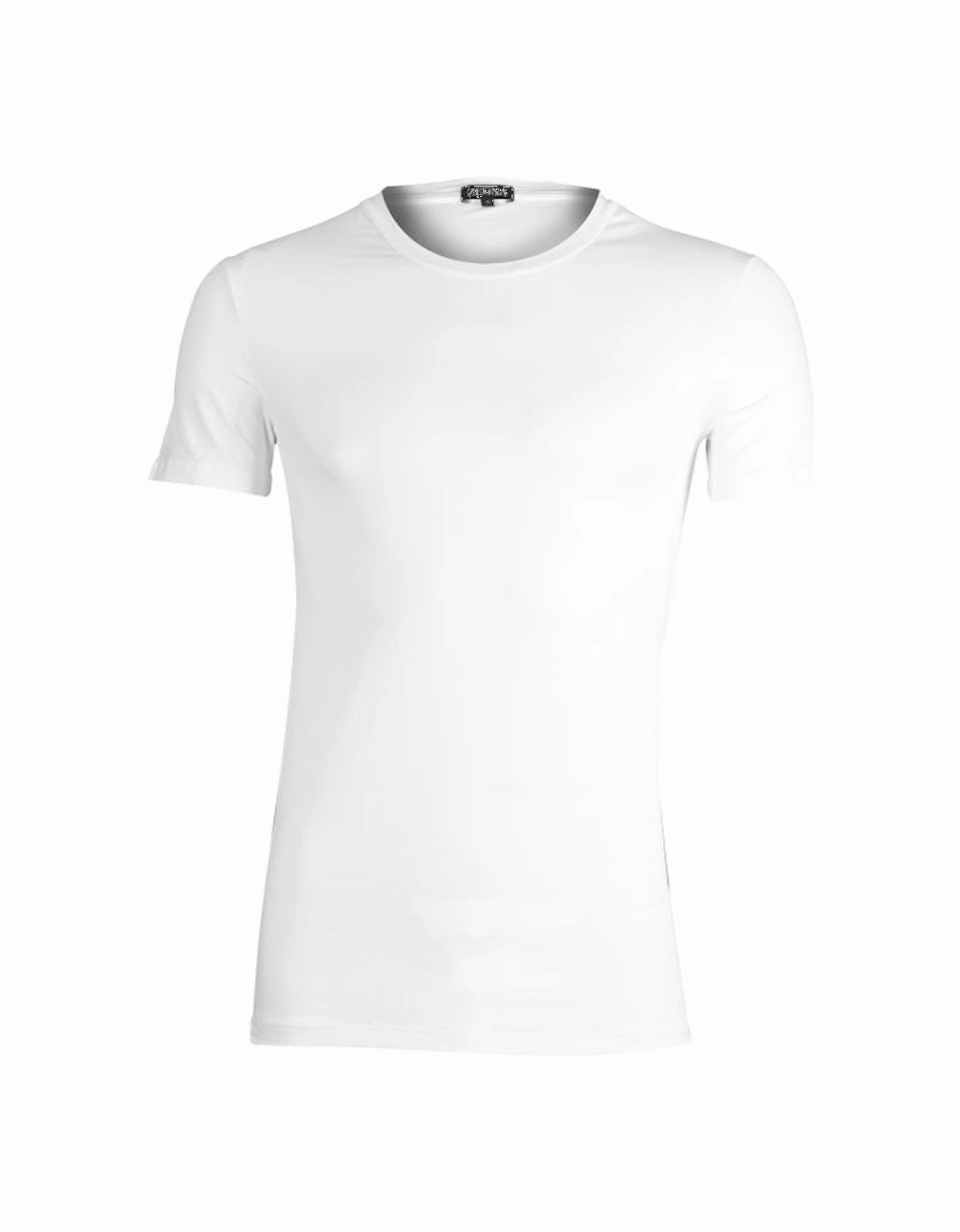 Stretch Cotton Crew-Neck T-Shirt, White, 5 of 4