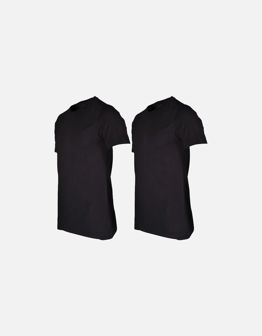 2-Pack Regular-Fit T-Shirts, Black Beauty