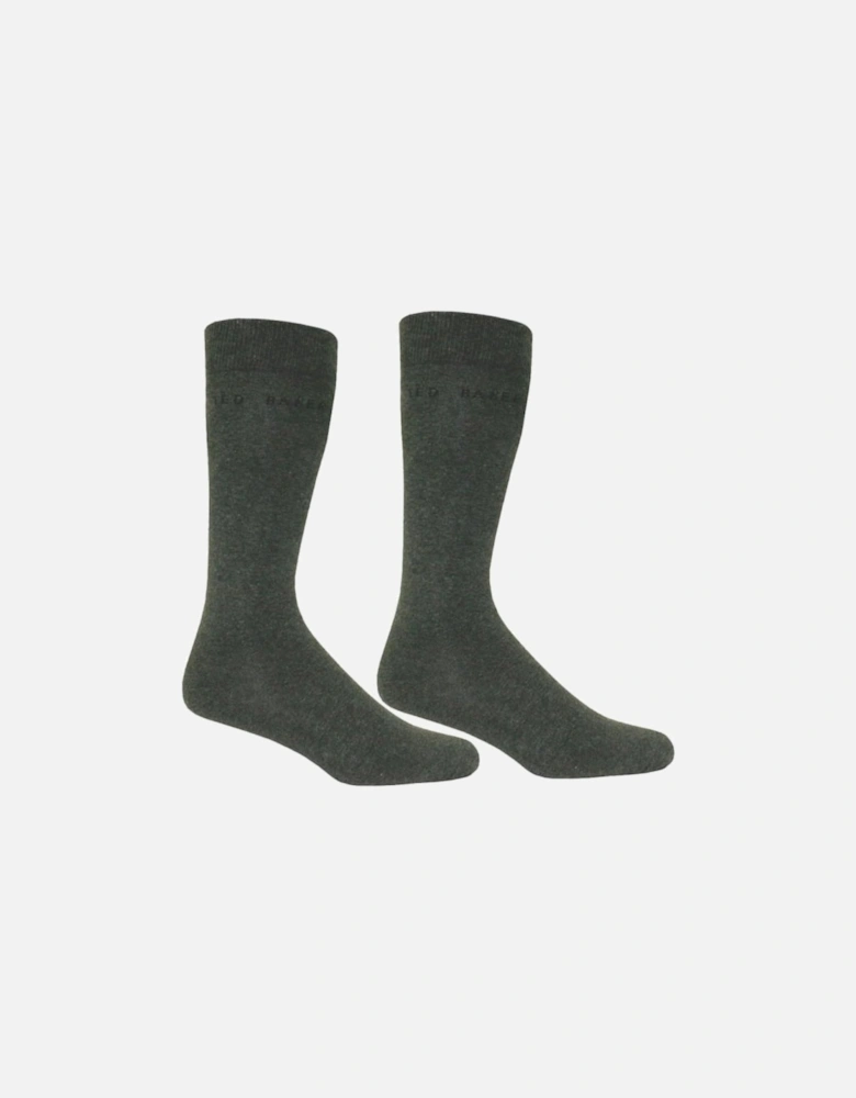 Plain 2-Pack Charcoal Socks