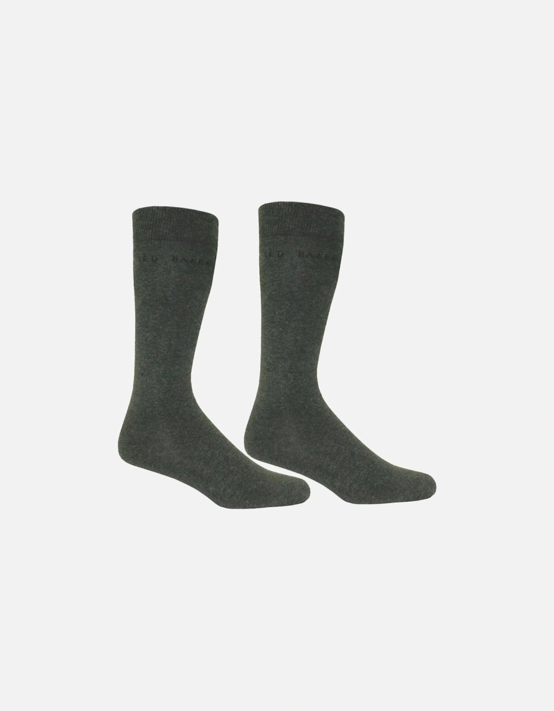 Plain 2-Pack Charcoal Socks, 3 of 2