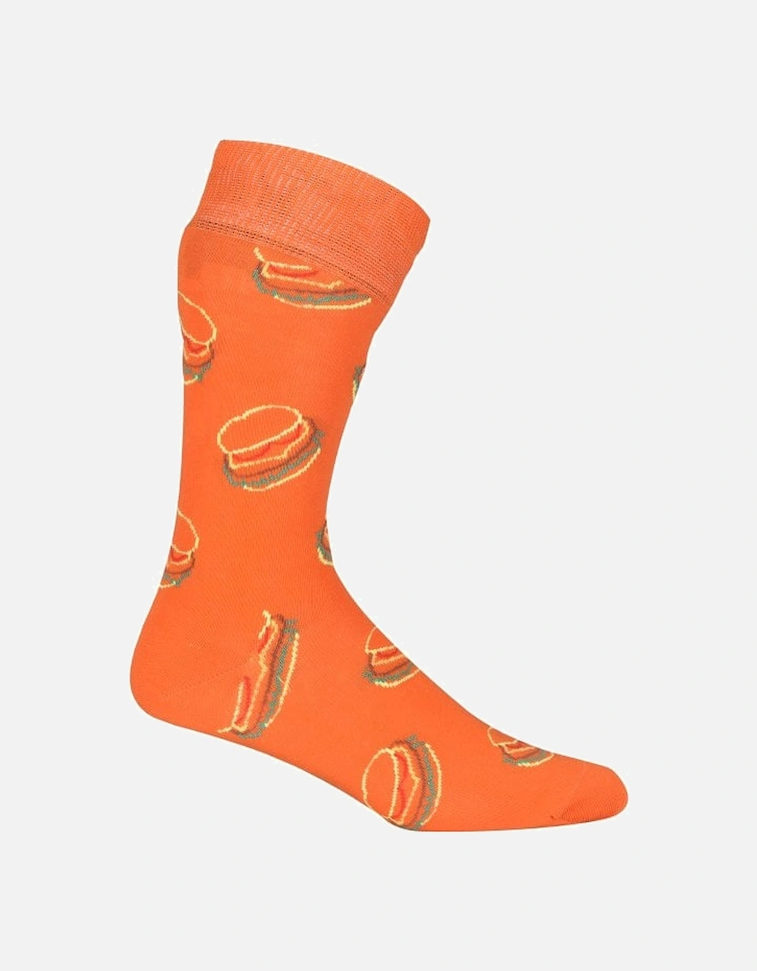 Lunch Time Socks, Orange