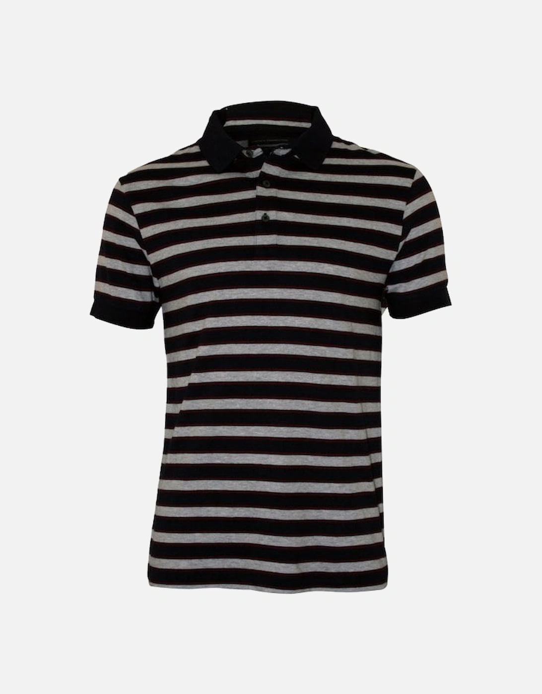 Stripe Polo Shirt, Utility Blue, 4 of 3