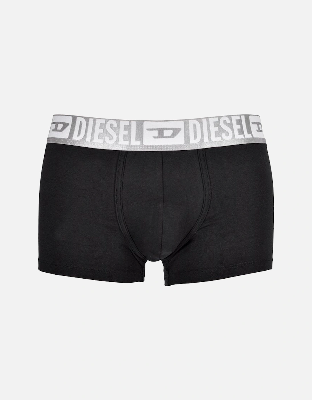 2-Pack Silver Division Boxer Trunks, Black