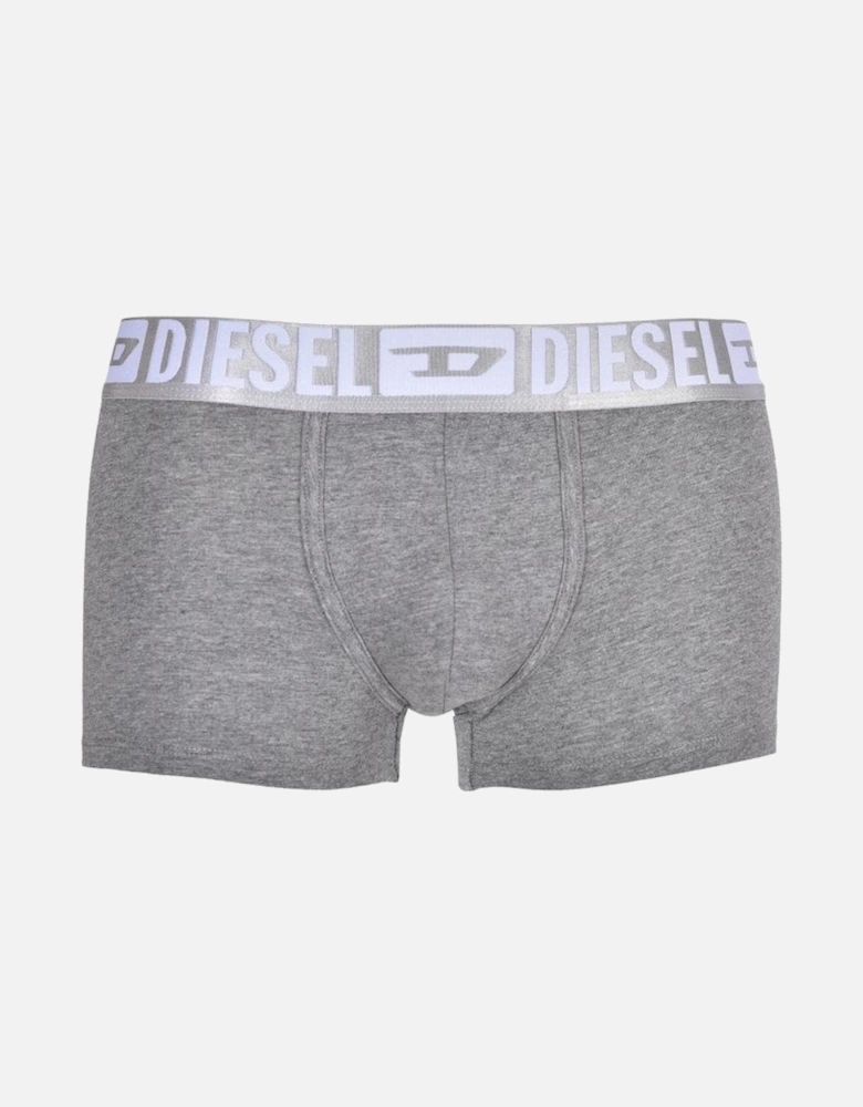 2-Pack Silver Division Boxer Trunks, Black/Grey