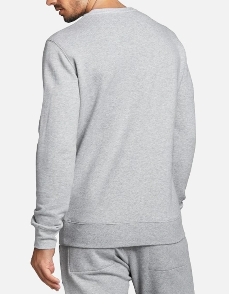 Centre Tracksuit Sweatshirt, Light Grey Melange