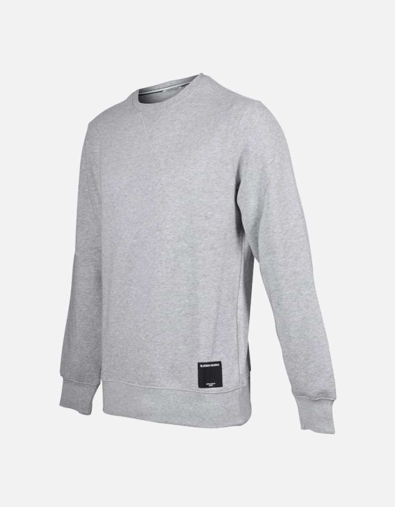 Centre Tracksuit Sweatshirt, Light Grey Melange