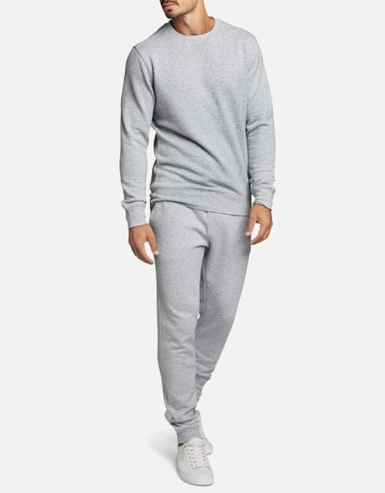 Centre Tracksuit Sweatshirt, Light Grey Melange