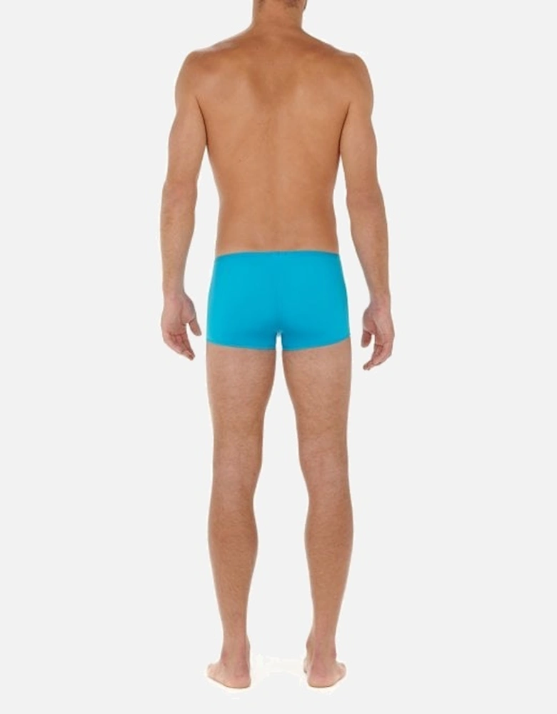 Plume Boxer Trunk, Turquoise