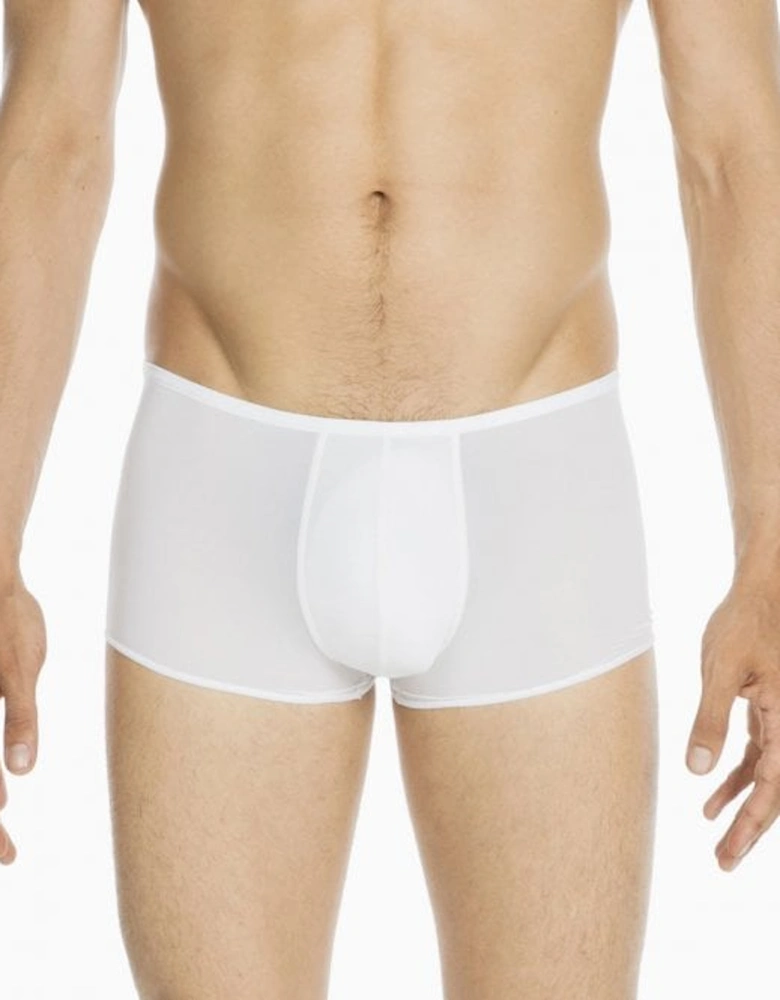 Plume Boxer Trunk, White